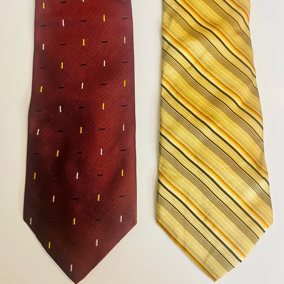 Two Stafford 100% Silk Ties - Picture 1 of 4
